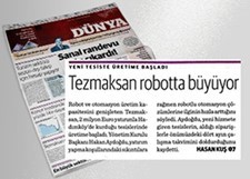 Tezmaksan is Growing in Robots